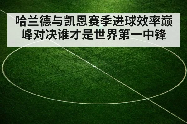 哈兰德与凯恩赛季进球效率巅峰对决谁才是世界第一中锋